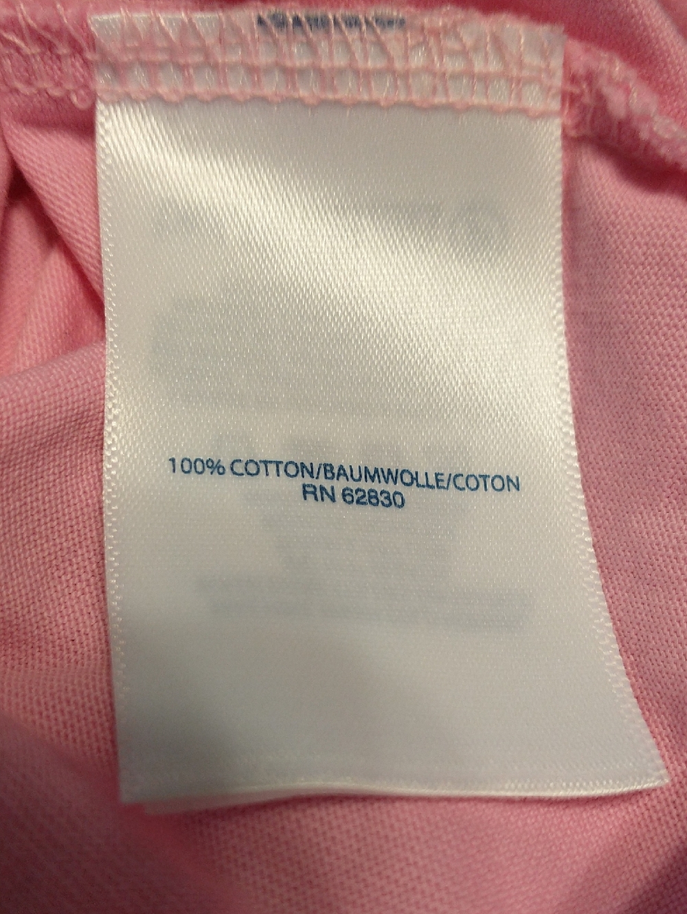Lands' End Pink and Red Ringer Top - Picture 7 of 7